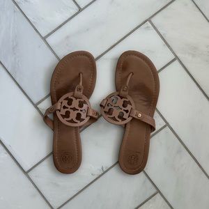Moving sale! Make an offer! Tory Burch Nude Miller Sandals GUC